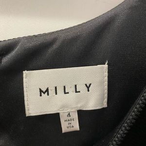 Black high-low dress